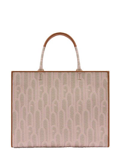 Borsa a Mano in Cotone Bianco
