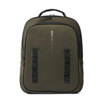 Zaino Uomo Polyurethane in Pelle Vegana Verde Militare Momo Design