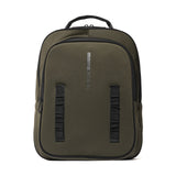 Zaino Uomo Polyurethane in Pelle Vegana Verde Militare Momo Design