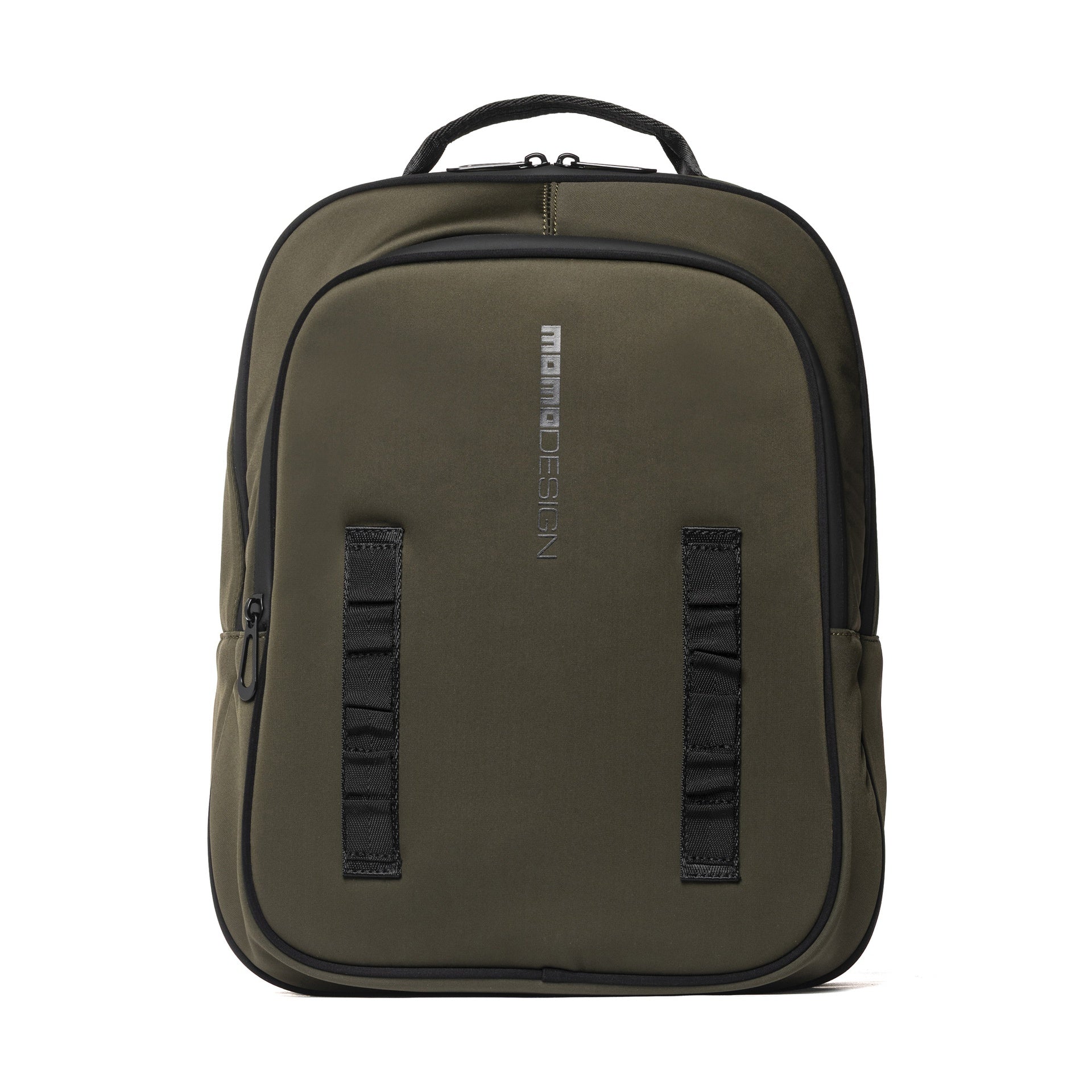 Zaino Uomo Polyurethane in Pelle Vegana Verde Militare Momo Design