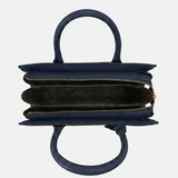 Borsa a mano in Pelle Vegana Blue