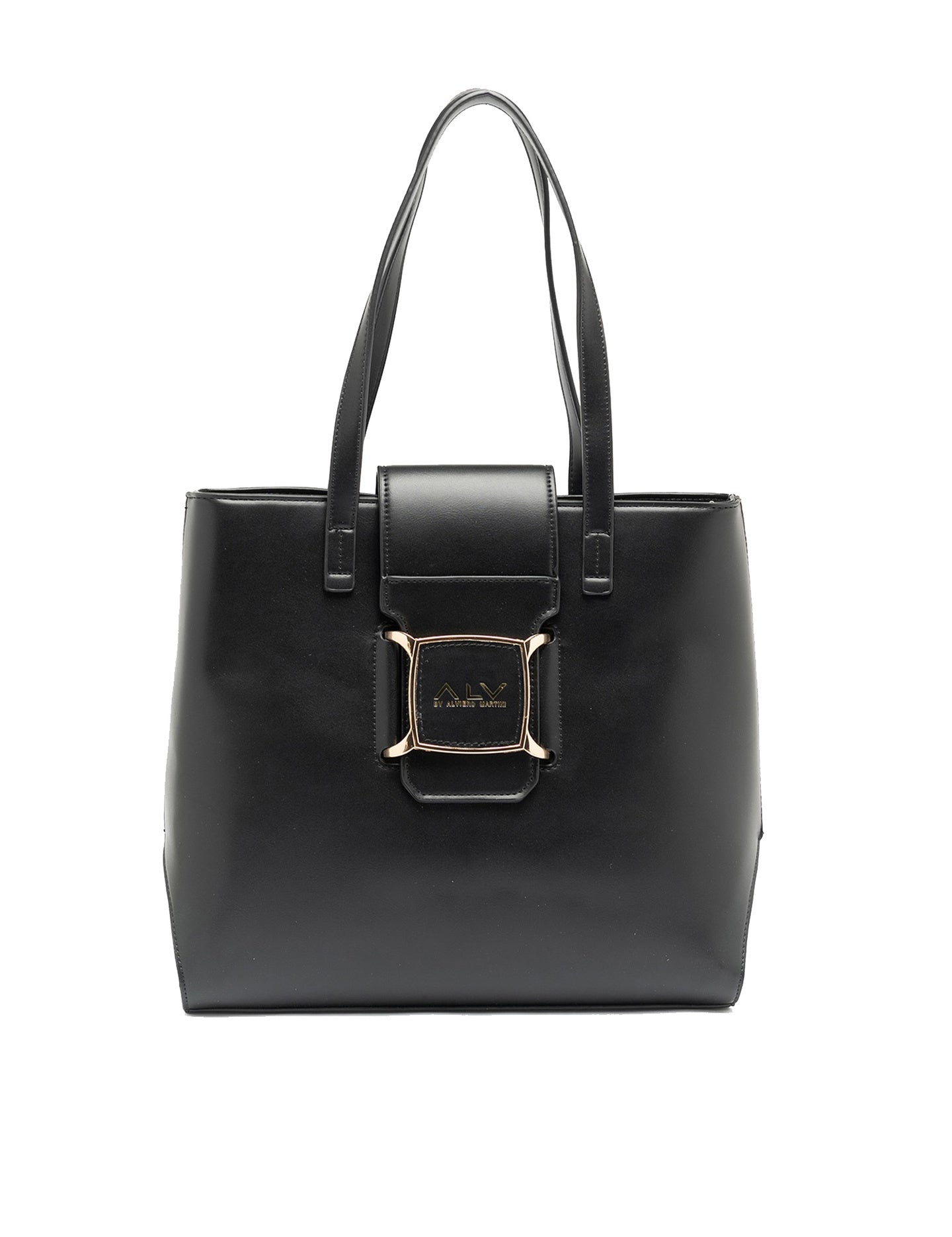 Borsa shopper da donna ALV - Nero