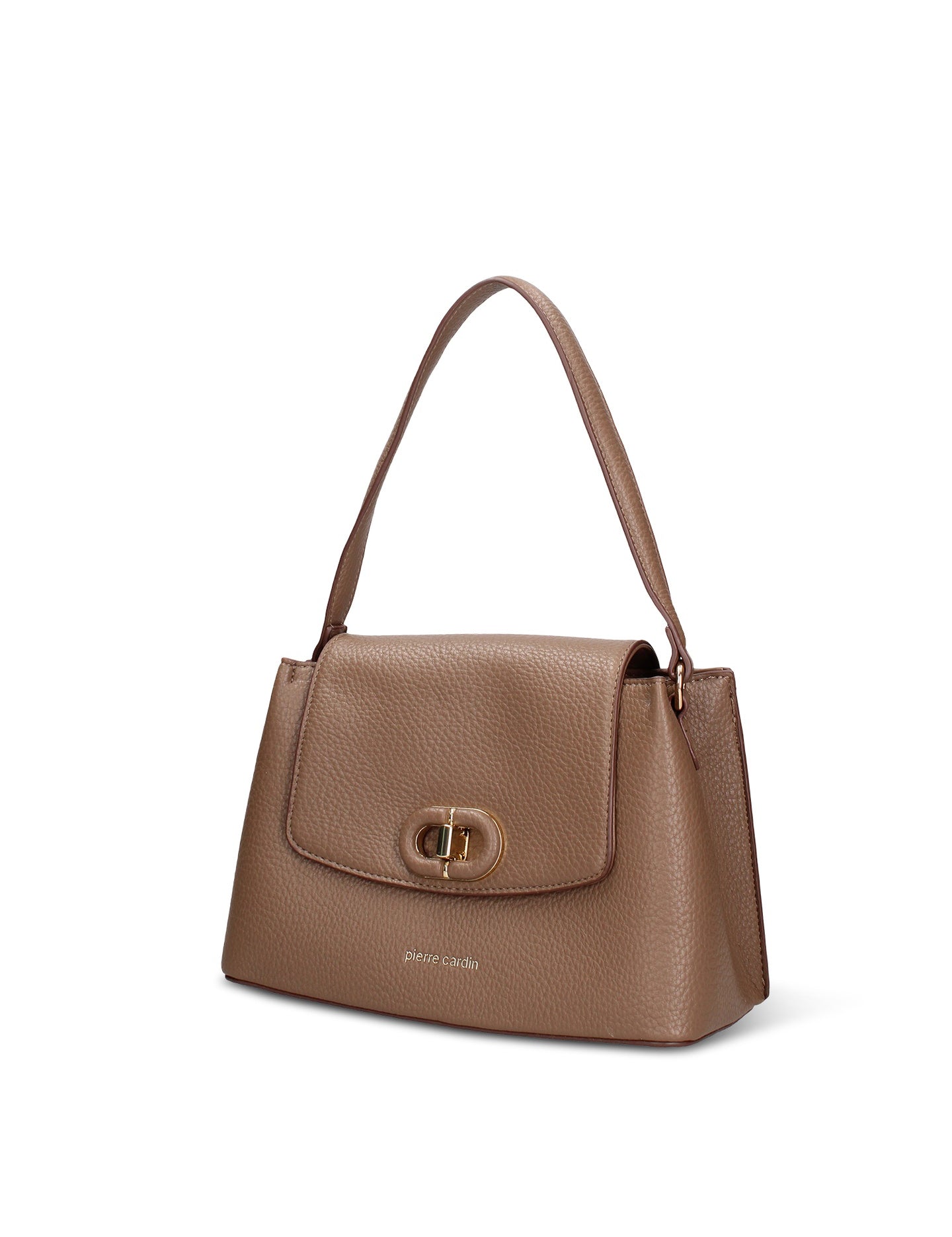 Handtasche aus braunem veganem Leder