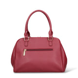 Borsa a Mano in Pelle Vegana Bordeaux