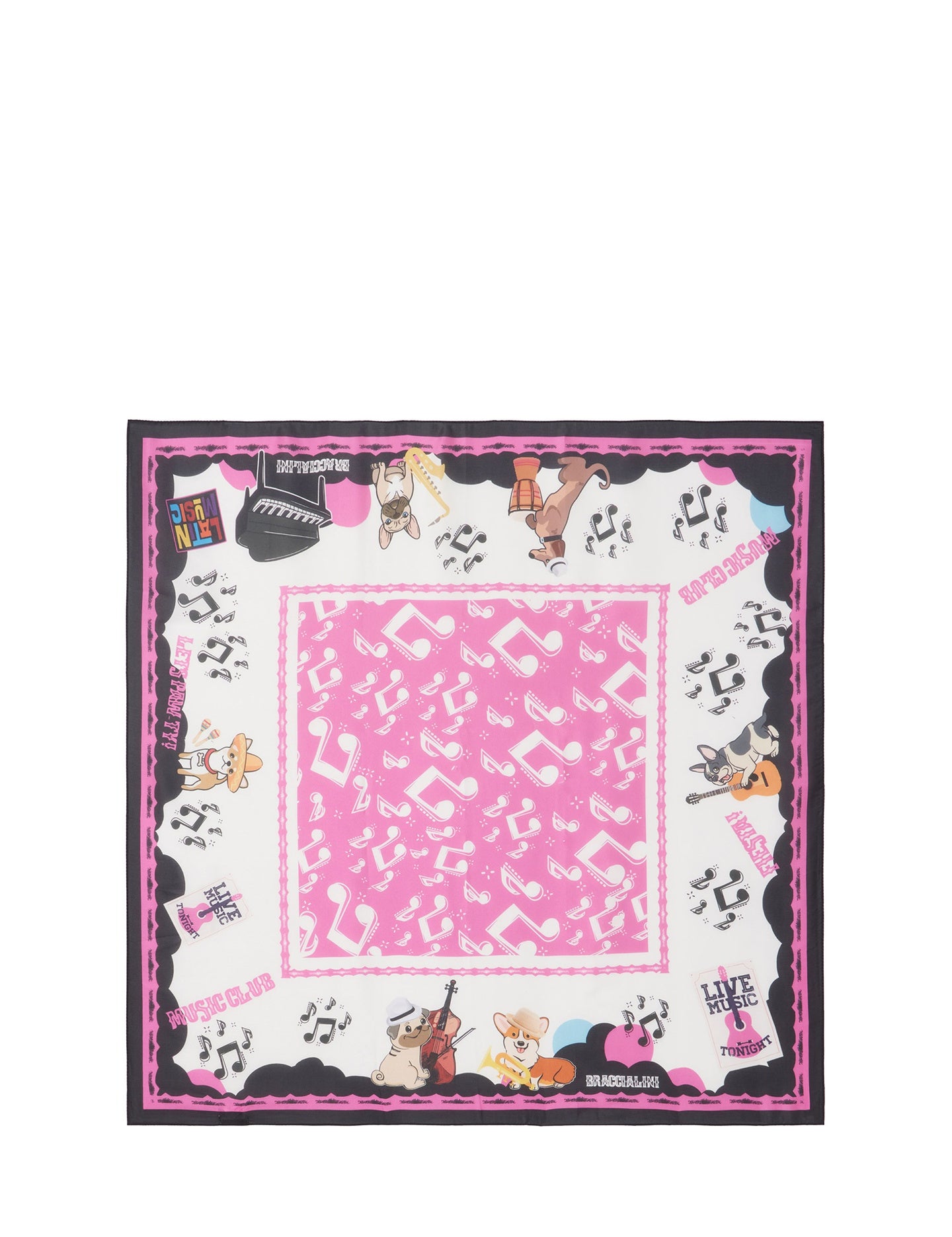 Foulard Donna in Poliestere Multicolore