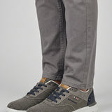 Scarpa stringata in Pelle Vegana Cenere