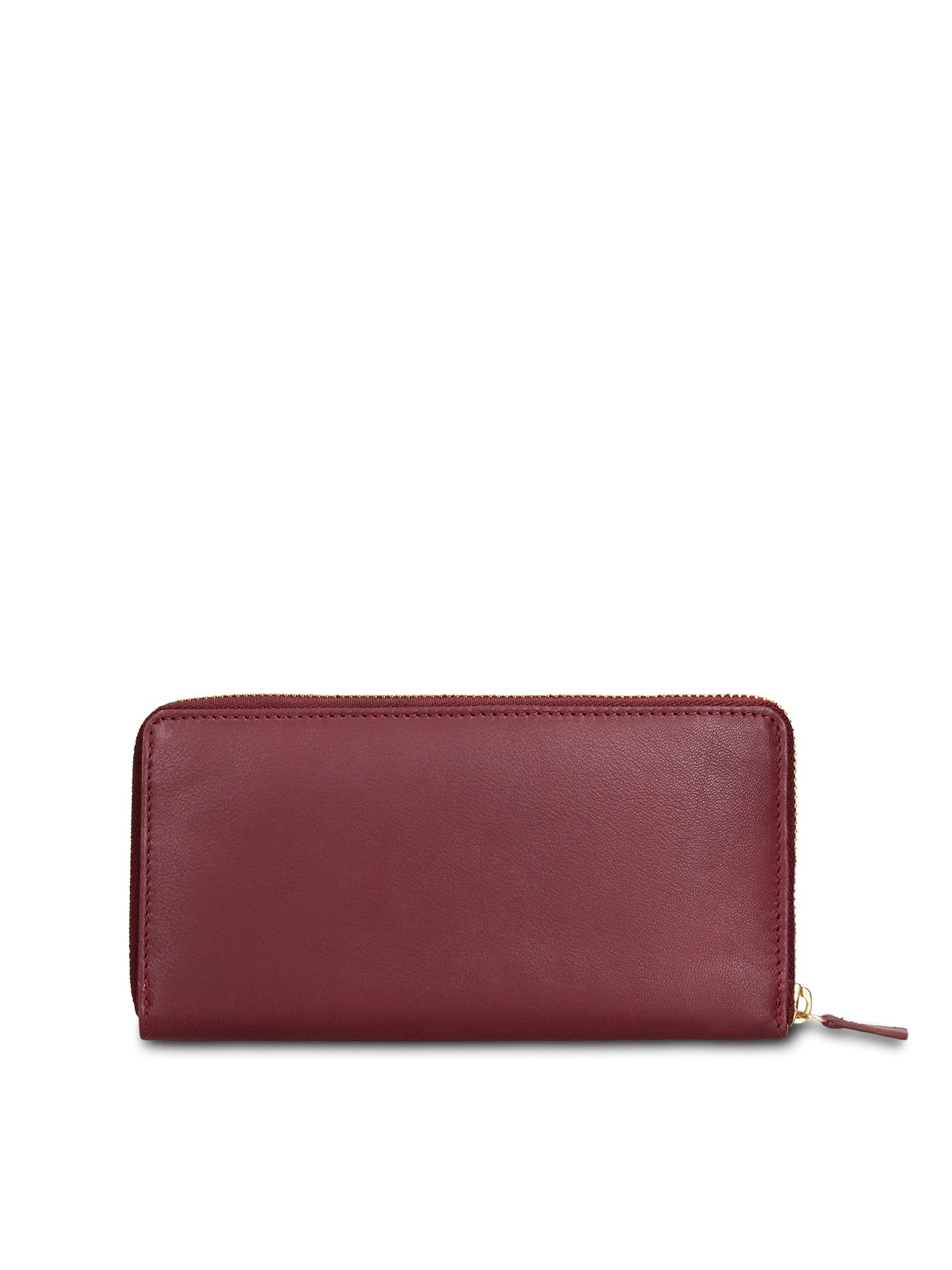 Portafoglio in Vera Pelle Bordeaux