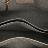 Borsa a mano in Pelle Vegana Beige