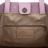 Borsa a Tracolla in Dollaro Leather Rosa