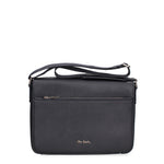 Borsa a Tracolla in Vera Pelle Blu Scuro Pierre Cardin