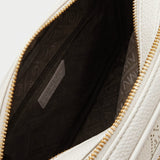 Borsa a tracolla in Pelle Vegana Beige