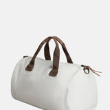 Borsa a spalla in Cotone Beige