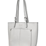 Borsa a Spalla in Pelle Vegana Bianco