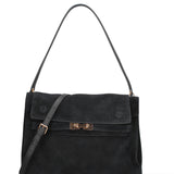 Borsa a Mano in Vera Pelle Nero