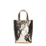 Borsa a Mano in Polyurethane Argento
