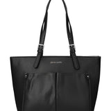 Borsa a Spalla in Pelle Vegana Nero Pierre Cardin