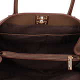 Brown Vegan Leather Handbag
