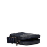 Borsa a Tracolla in 100% Pu Vegan Leather Blu