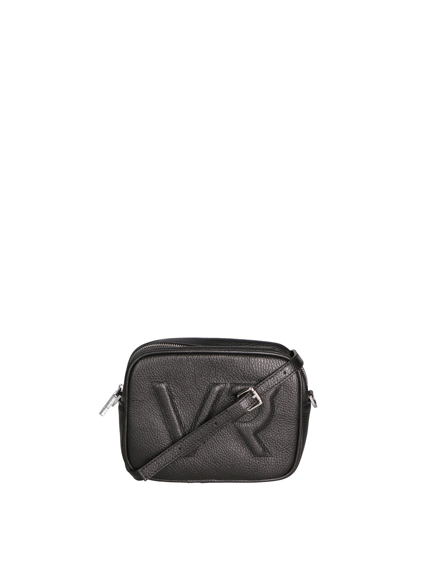 Borsa a Tracolla in Dollaro Leather Nero
