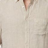 Camicia in Lino Beige