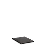 Tarjetero de piel auténtica para hombre, color negro.