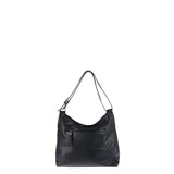 Borsa a Spalla in Vera Pelle Nero