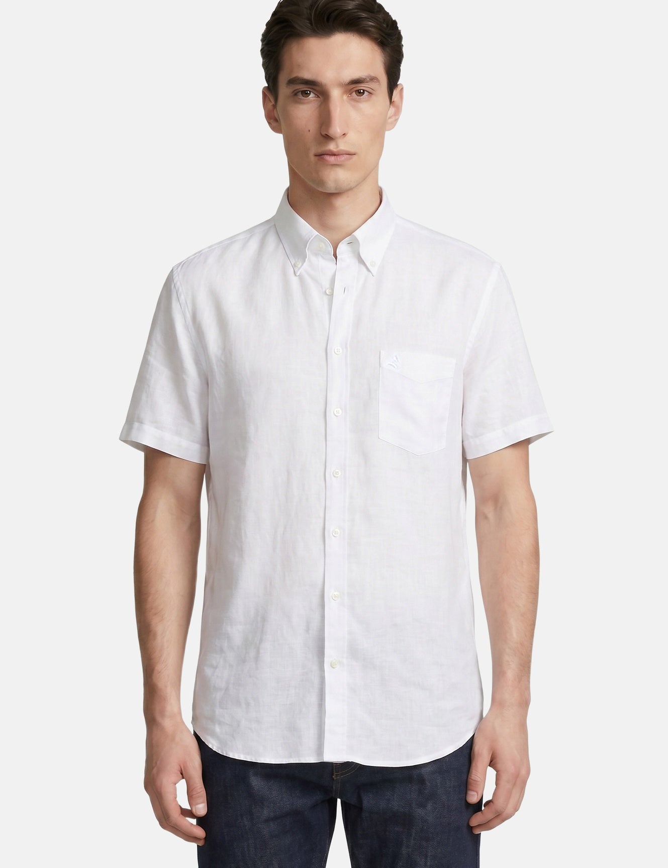 Camicia in Fibra Naturale Bianco Navigare