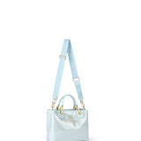 Borsa a Mano in Poliestere Celeste