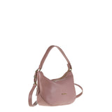Borsa a Spalla in Vera Pelle Malva